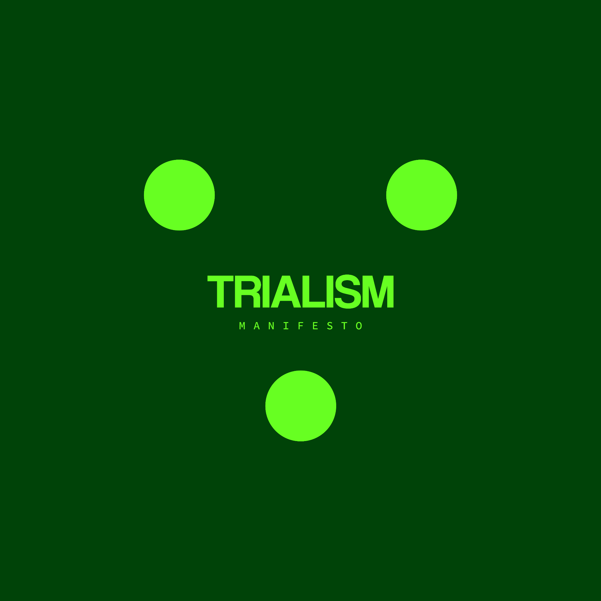 TRIALISM — Poster